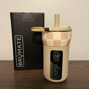 NEW Brumate 12oz Tan Checkered Leap Tumbler